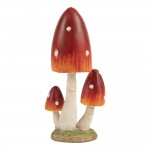 Decoratiune mini cu trei ciupercute de toamna – 4x3x9 cm Decoratiune mini cu trei ciupercute de toamna – 4x3x9 cm