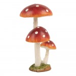 Decoratiune mini cu trei ciupercute de toamna – 3x3x7 cm Decoratiune mini cu trei ciupercute de toamna – 3x3x7 cm