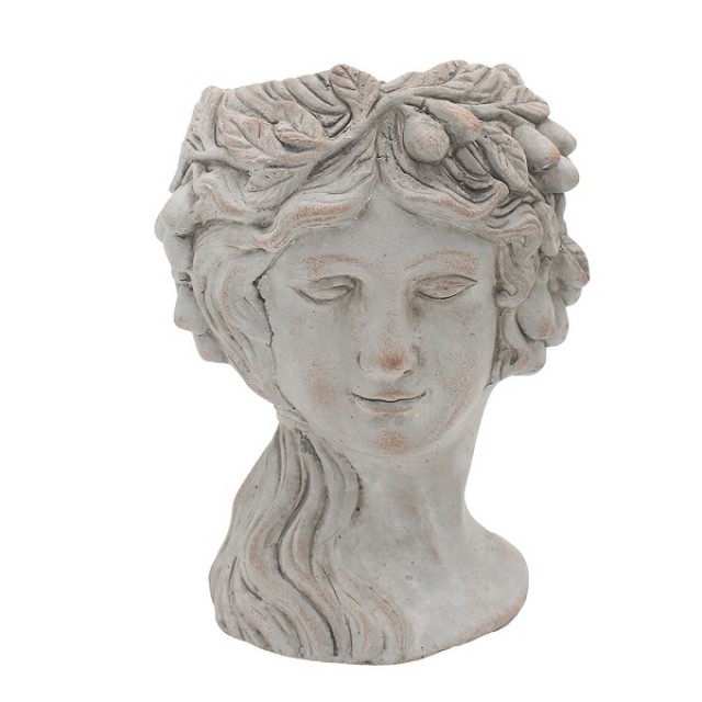 Vas decorativ din piatra 22x20x30 cm, Clayre & Eef Vas decorativ din piatra 22x20x30 cm, Clayre & Eef