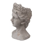 Vas decorativ din piatra "Lady" 14x15x24 cm, Clayre & Eef