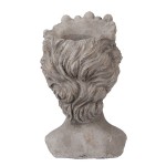 Vas decorativ din piatra "Lady" 14x15x24 cm, Clayre & Eef