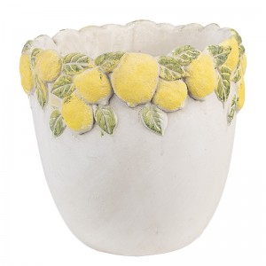 Ghiveci ceramic decor Lamai Ø 20x19 cm, Clayre & Eef