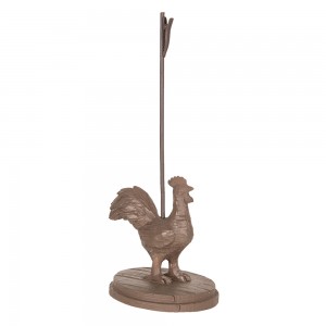 Suport carti de vizita "Rooster" 11x10x29 cm, Clayre & Eef