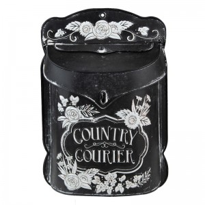 Cutie postala "Country Courier" 27x8x39 cm, Clayre & Eef