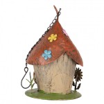 Casuta decorativa pentru pasari "Little Garden" Ø 17x27/54 cm, Clayre&Eef