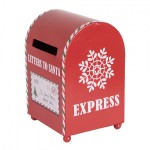 Cutie postala Craciun "North Pole" 14x13x19 cm, Clayre & Eef