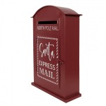 Cutie postala Craciun "Santa Express Mail" 23x8x34 cm, Clayre & Eef