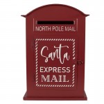 Cutie postala Craciun "Santa Express Mail" 23x8x34 cm, Clayre & Eef