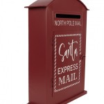 Cutie postala Craciun "Santa Express Mail" 23x8x34 cm, Clayre & Eef