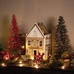 Suport casuta pentru lumanare Tealight 12x11x22 cm, Clayre & Eef