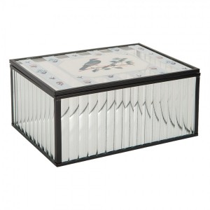 Cutie pentru depozitare "Blue Bird" 18x14x8 cm, Clayre & Eef