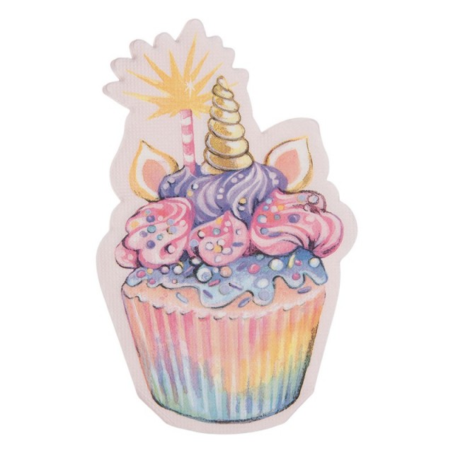 Servetele de masa "Delicious Cupcake" 19x12 cm, Clayre & Eef Servetele de masa "Delicious Cupcake" 19x12 cm, Clayre & Eef