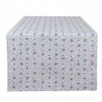 Traversa de masa bumbac 50x140cm "Blue Rose Blooming", Clayre&Eef