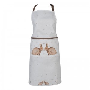 Sort de bucatarie "Bunnies in Love" 70x85 cm, Clayre & Eef