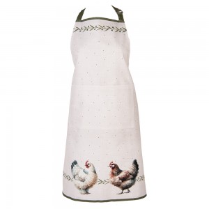 Sort de bucatarie 100% bumbac 70x85cm "Barnyard Chicken", Clayre & Eef