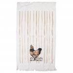 Prosop de bucatarie flausat 100% bumbac 40x66cm "Rustic Farm Life", Clayre & Eef