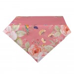 Fata de masa 100% bumbac 100x100cm "Floral Fiesta Pink", Clayre & Eef
