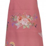 Sort de bucatarie 100% bumbac 70x85cm "Floral Fiesta Pink", Clayre & Eef