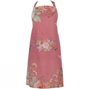 Sort de bucatarie 100% bumbac 70x85cm "Floral Fiesta Pink", Clayre & Eef