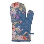 Manusa cuptor 100% bumbac 18x30cm "Floral Fiesta Blue", Clayre & Eef