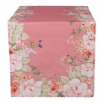 Napron/ traversa de masa "Floral Fiesta Pink" 50x140 cm, Clayre & Eef