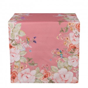 Traversa de masa bumbac 50x140cm "Floral Fiesta Pink", Clayre&Eef