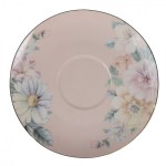 Ceasca cu farfurie "Blooming Petals" 250ml, Clayre & Eef 