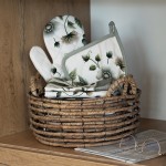 Manusa cuptor 100% bumbac 18x30cm "Gently Blooming", Clayre & Eef