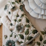 Manusa cuptor 100% bumbac 18x30cm "Gently Blooming", Clayre & Eef