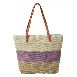 Geanta de plaja Beach Glow Violet 46x30 cm, Clayre & Eef