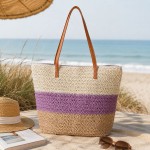 Geanta de plaja Beach Glow Violet 50x40 cm, Clayre & Eef Geanta de plaja Beach Glow Violet 50x40 cm, Clayre & Eef