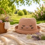 Palarie de vara pentru copii Sleepy Cat Palarie de vara pentru copii Sleepy Cat
