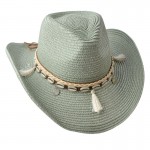 Palarie de vara Festival Green Boho Chic Ø 58 cm, Clayre&Eef