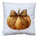 Fata de perna cu umplutura "Golden Pumpkin" 45x45 cm, Clayre & Eef