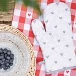 Manusa cuptor 100% bumbac 16x30cm "Love It", Clayre & Eef