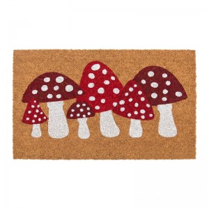 Covoras de intrare "Mushrooms" 75x45 cm, Clayre & Eef