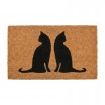 Covoras de intrare "Black Cats" 75x45 cm, Clayre & Eef