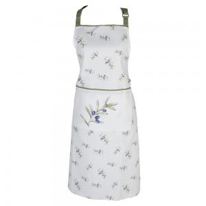 Sort de bucatarie 100% bumbac 70x85cm "Olive Fields", Clayre & Eef