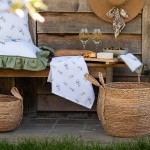 Sort de bucatarie 100% bumbac 70x85cm "Olive Fields", Clayre & Eef