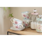 Cana "Pink Porcelain Flowers" 330ml, Clayre & Eef 