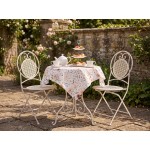Fata de masa 100% bumbac 100x100cm "Summer Rose Bouquet", Clayre & Eef