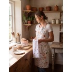 Sort de bucatarie 100% bumbac 70x85cm "Summer Rose Bouquet", Clayre & Eef