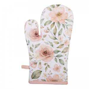 Manusa cuptor 100% bumbac 18x30cm "Summer Rose Bouquet", Clayre&Eef