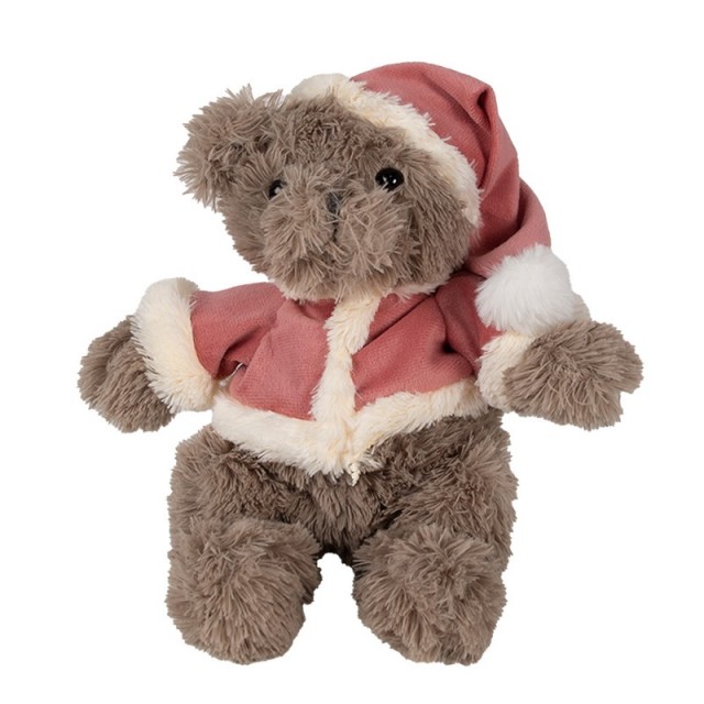 Jucarie ursulet din plus "Teddy Bear" 19x19x30 cm, Clayre & Eef Jucarie ursulet din plus "Teddy Bear" 19x19x30 cm, Clayre & Eef