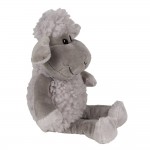 Jucarie oita din plus "Grey Sheep" 10x15x19 cm, Clayre & Eef