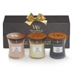 Set Cadou 3 Lumanari Borcan Mini "Floral", Woodwick