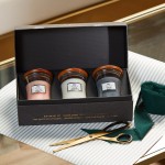 Set Cadou 3 Lumanari Borcan Mini "Floral", Woodwick