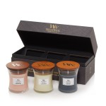 Set Cadou 3 Lumanari Borcan Mini "Floral", Woodwick