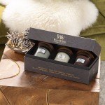 Set Cadou 3 Lumanari Borcan Mini Woody, Woodwick