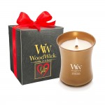 Gift of Light - Lumanare parfumata colectia Precious Metals Volcanic Orris in cutie de CADOU, Woodwick